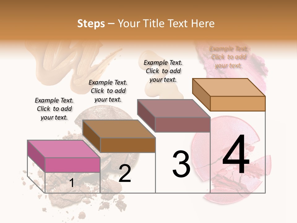 Crushed Particle Bronze PowerPoint Template