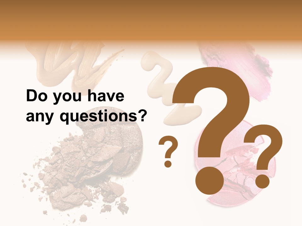 Crushed Particle Bronze PowerPoint Template