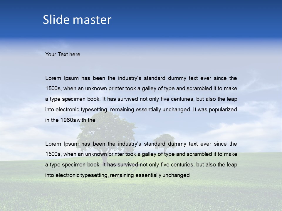 Hill Banner Season PowerPoint Template