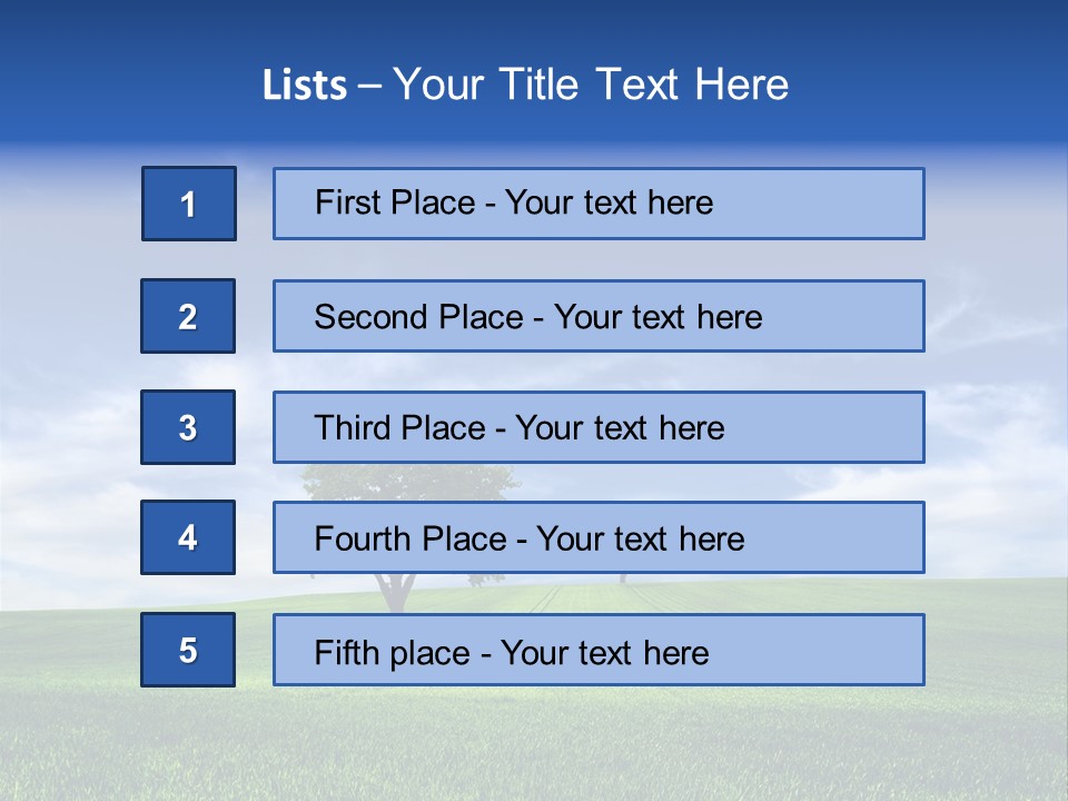 Hill Banner Season PowerPoint Template