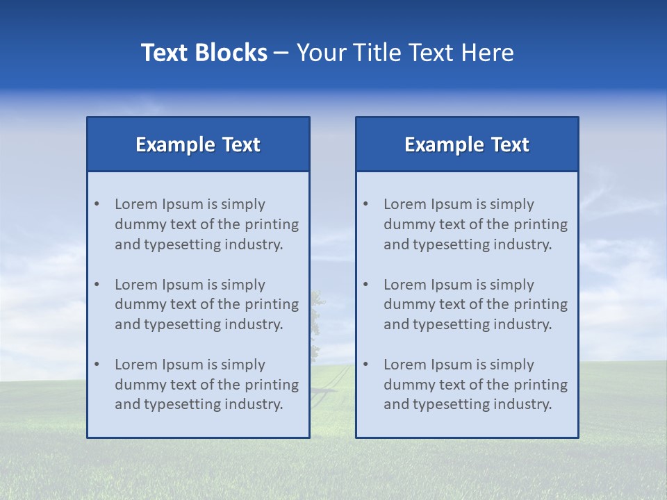 Hill Banner Season PowerPoint Template