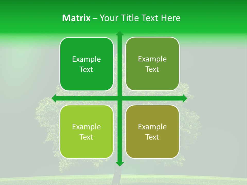 Country Hill Front PowerPoint Template