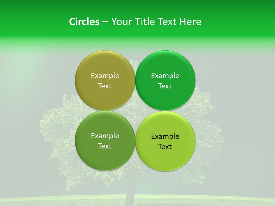 Country Hill Front PowerPoint Template