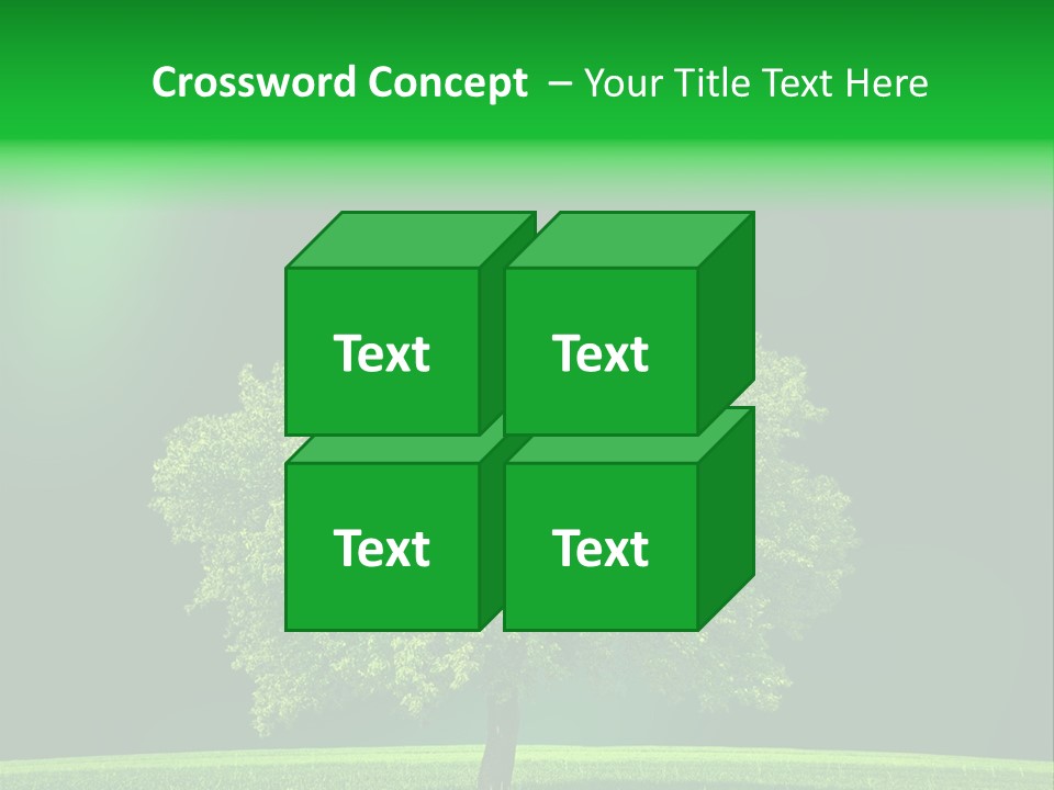 Country Hill Front PowerPoint Template