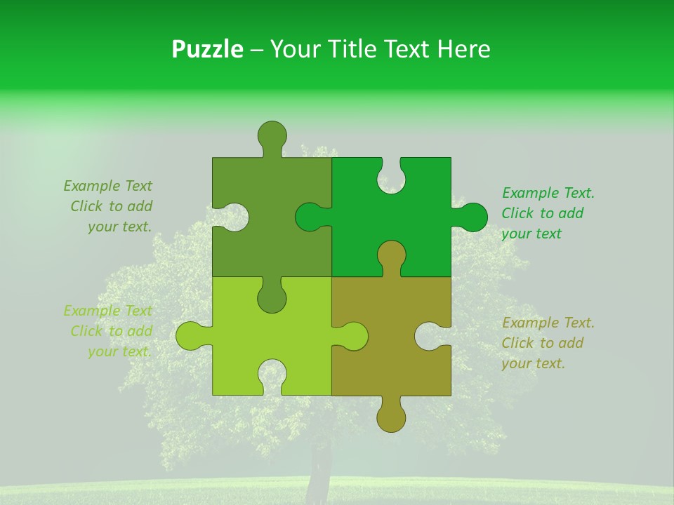 Country Hill Front PowerPoint Template