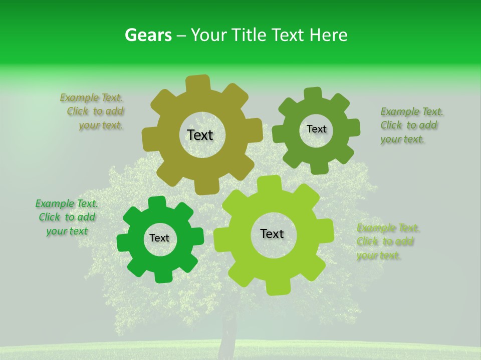 Country Hill Front PowerPoint Template