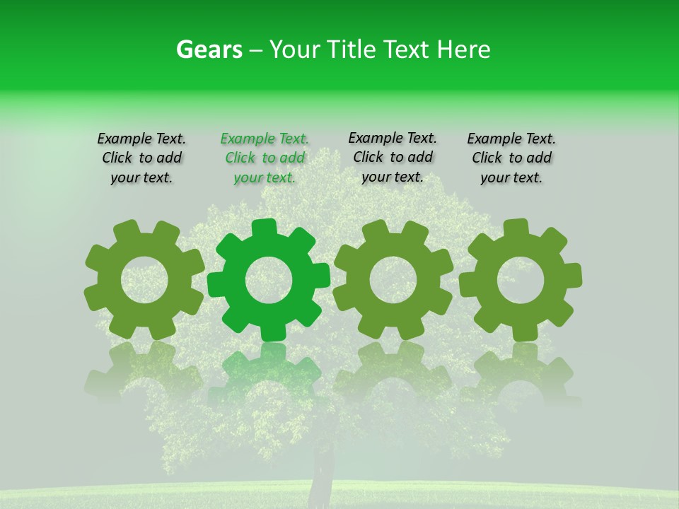 Country Hill Front PowerPoint Template