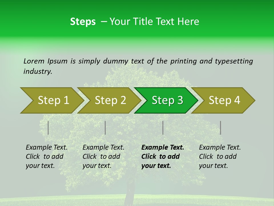 Country Hill Front PowerPoint Template