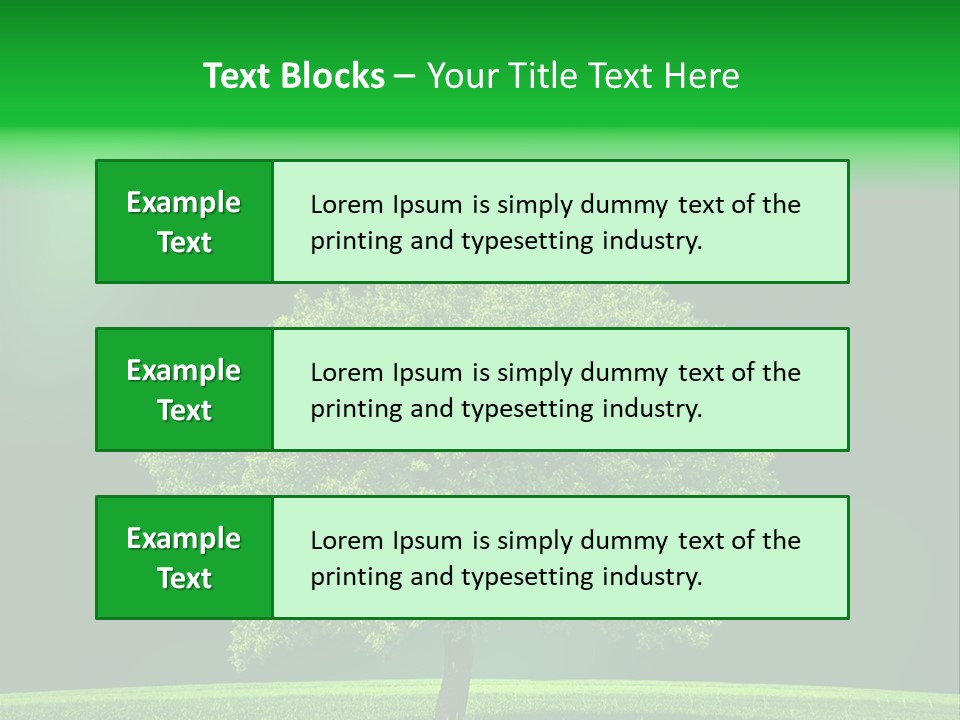 Country Hill Front PowerPoint Template