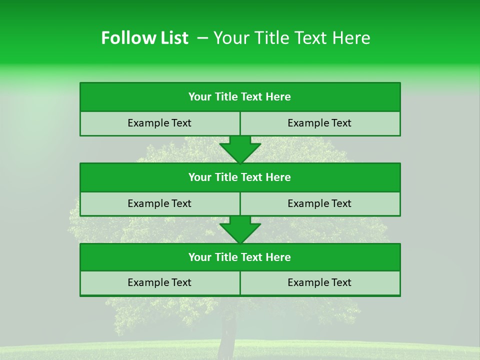 Country Hill Front PowerPoint Template