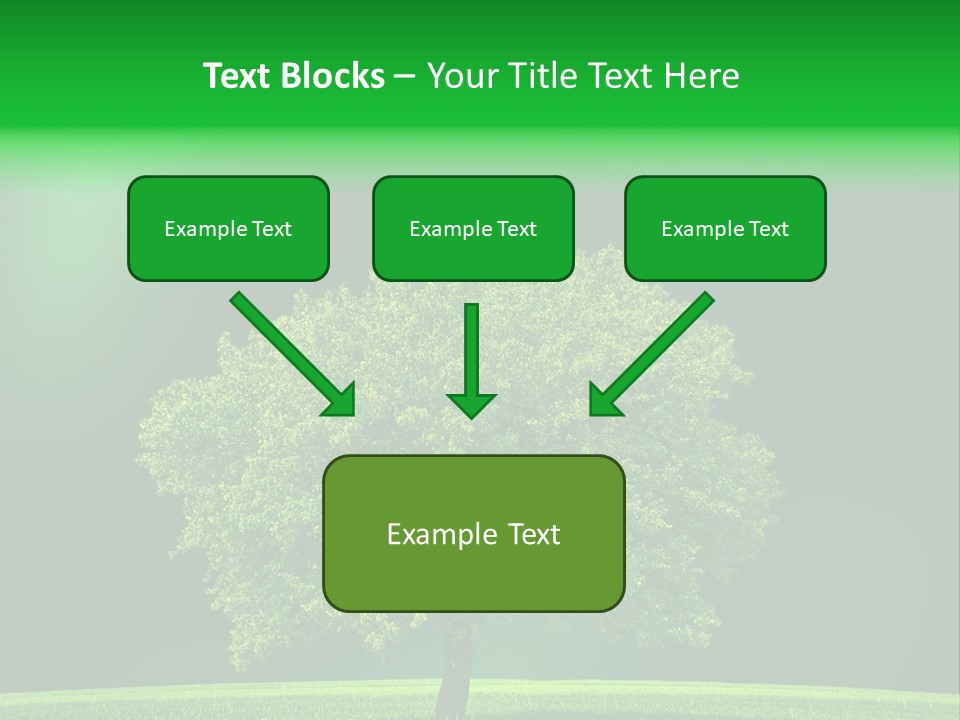 Country Hill Front PowerPoint Template