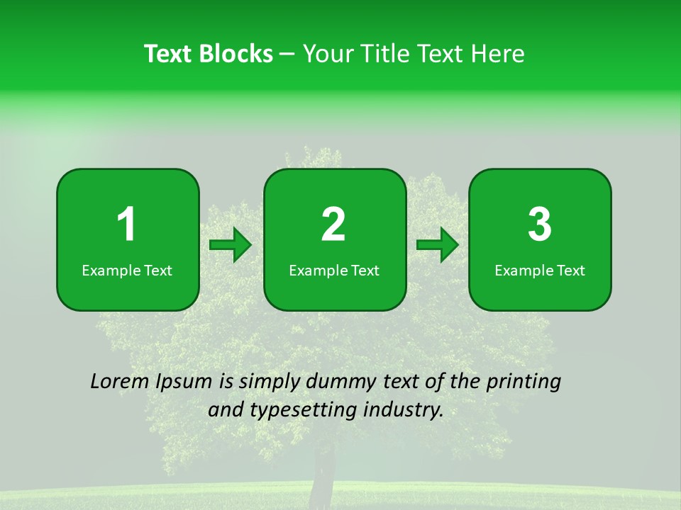 Country Hill Front PowerPoint Template