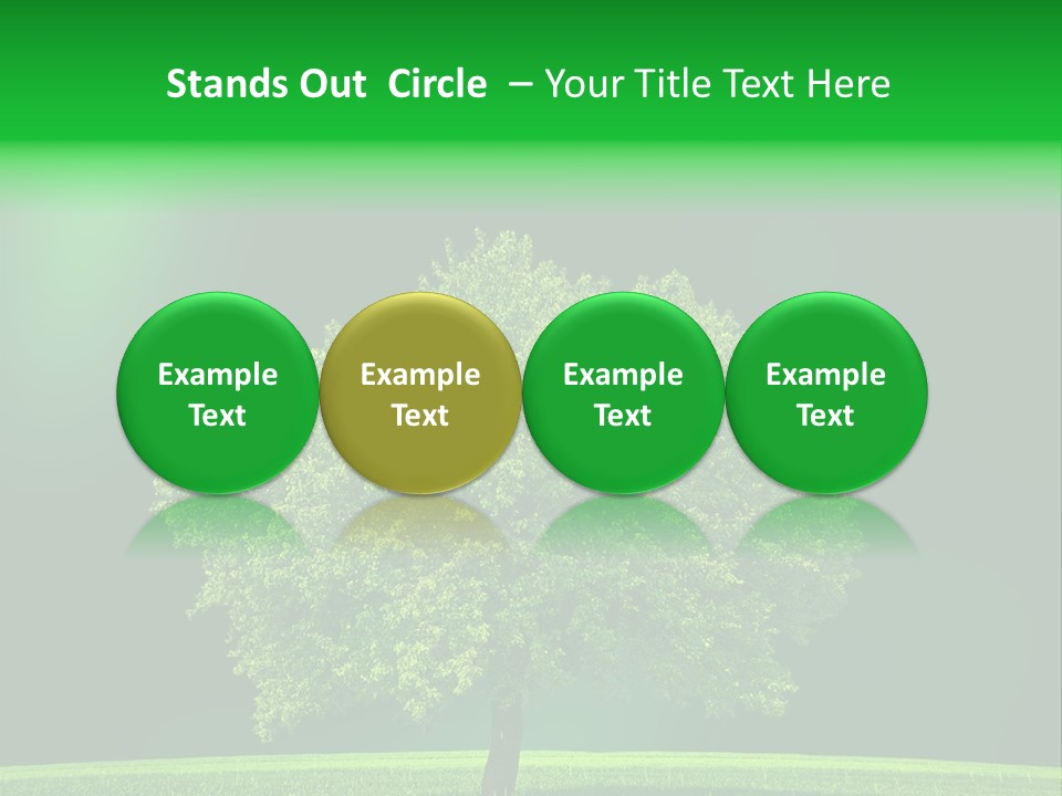 Country Hill Front PowerPoint Template