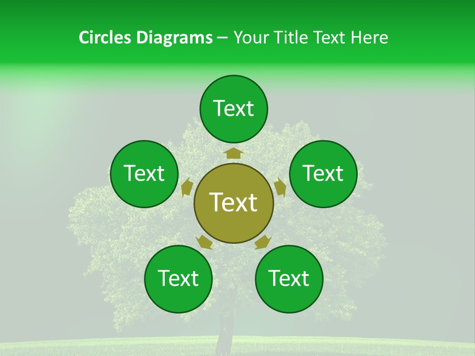 Country Hill Front PowerPoint Template