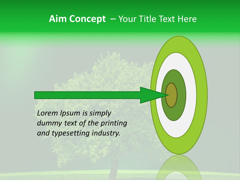 Country Hill Front PowerPoint Template