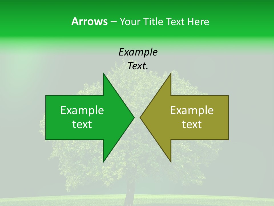 Country Hill Front PowerPoint Template