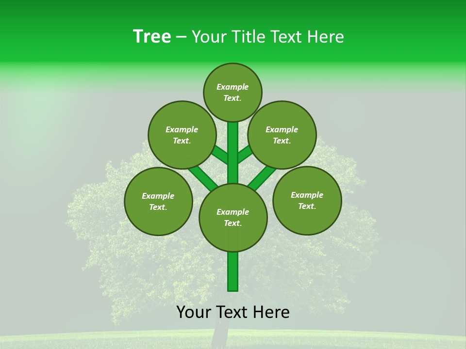 Country Hill Front PowerPoint Template