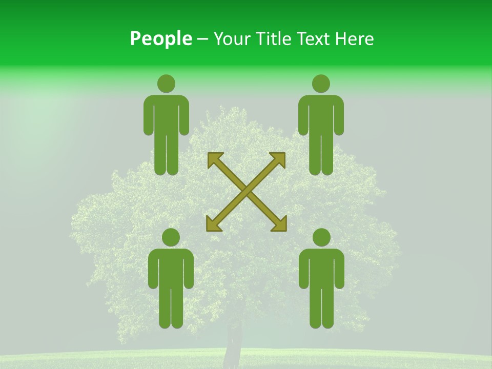 Country Hill Front PowerPoint Template