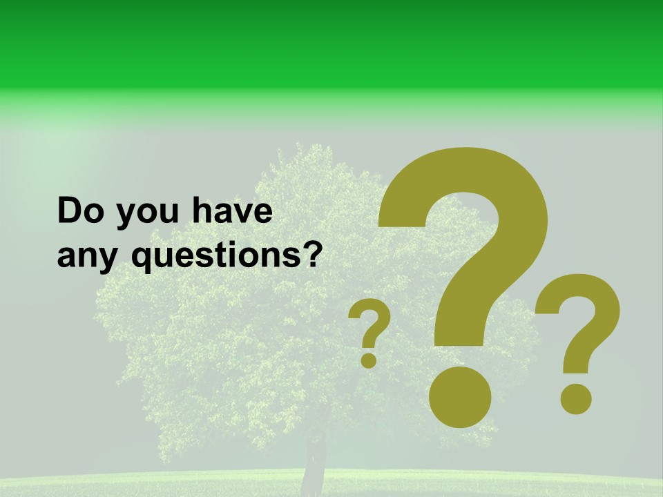 Country Hill Front PowerPoint Template