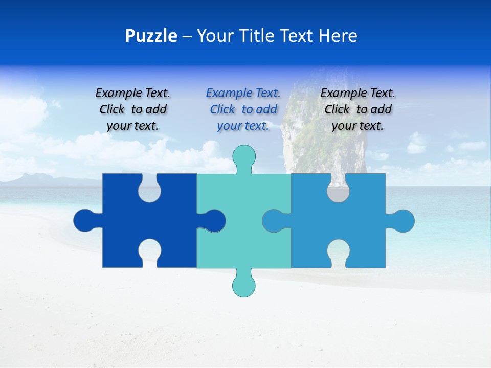 Aonang Blue Wave PowerPoint Template