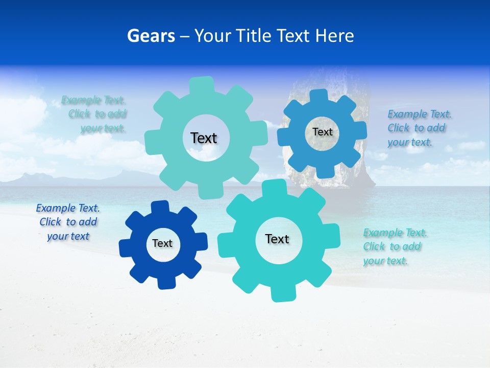 Aonang Blue Wave PowerPoint Template