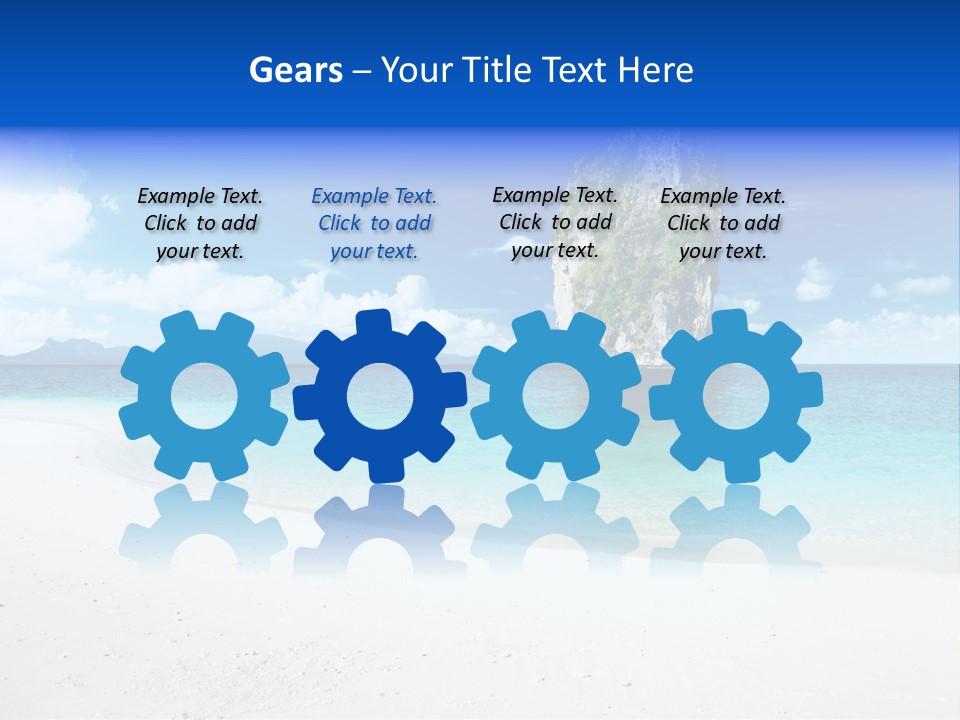 Aonang Blue Wave PowerPoint Template