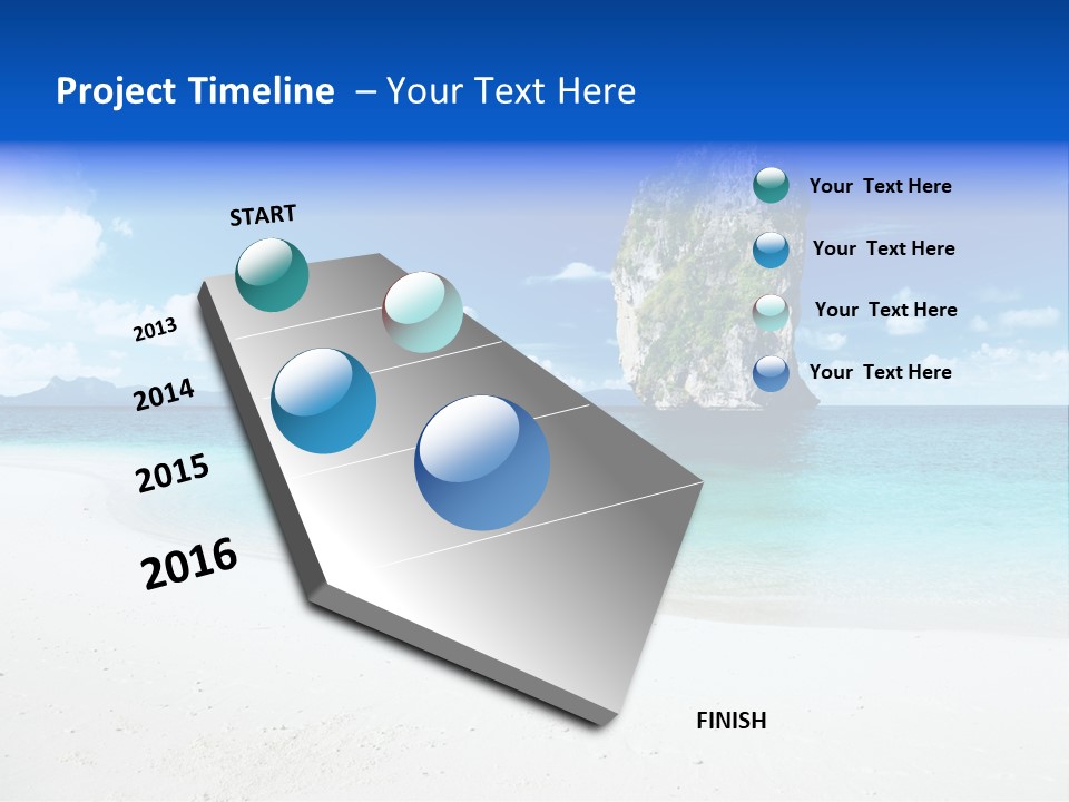 Aonang Blue Wave PowerPoint Template