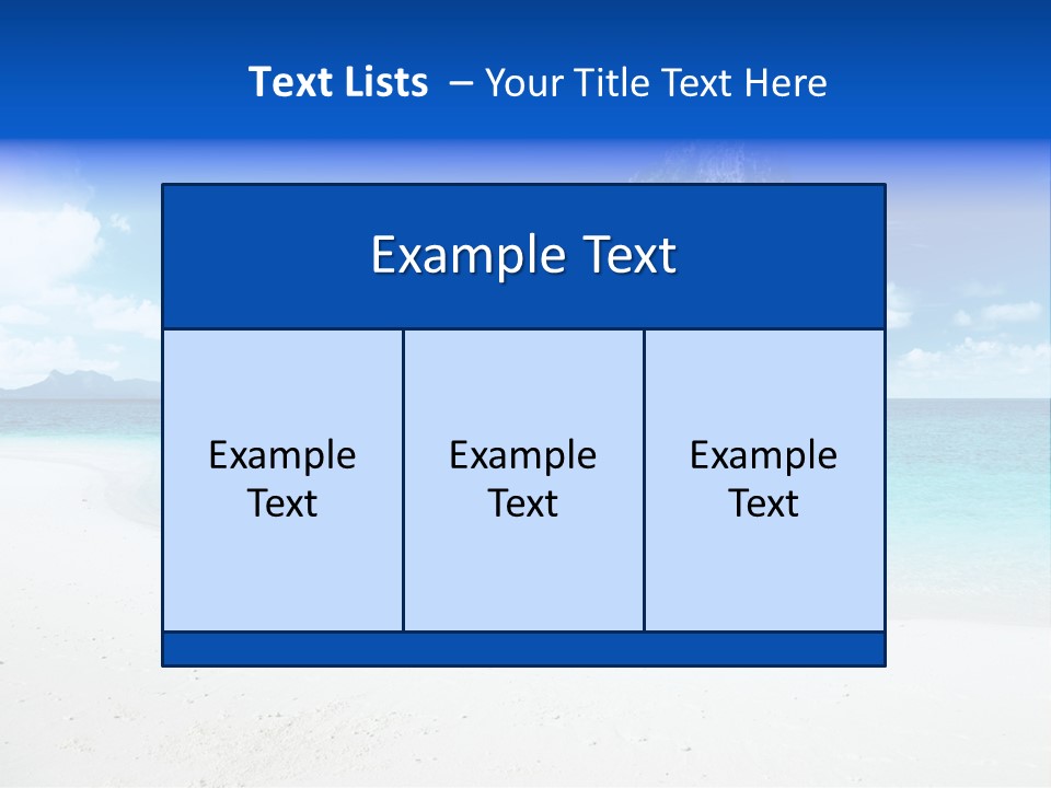 Aonang Blue Wave PowerPoint Template