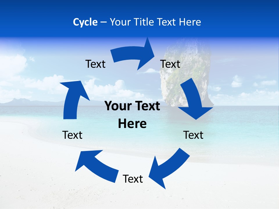 Aonang Blue Wave PowerPoint Template