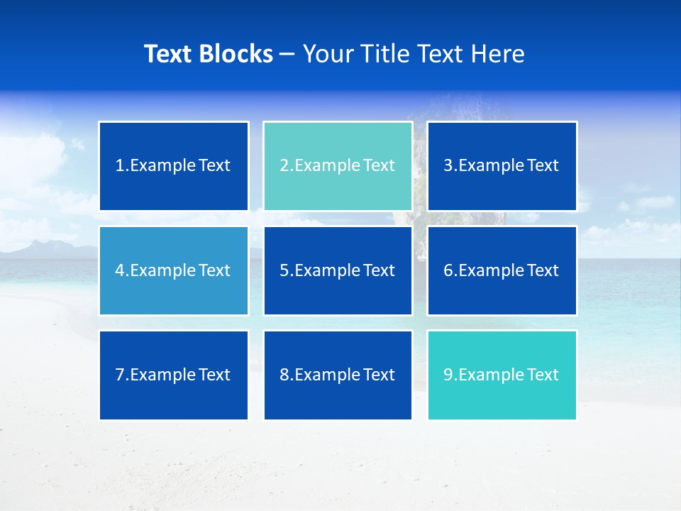 Aonang Blue Wave PowerPoint Template