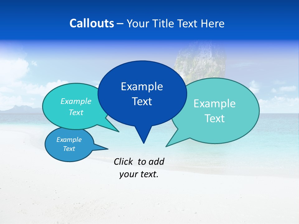 Aonang Blue Wave PowerPoint Template