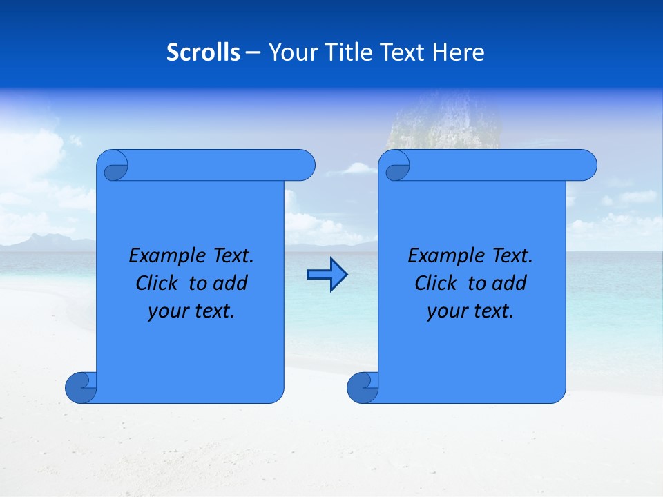 Aonang Blue Wave PowerPoint Template