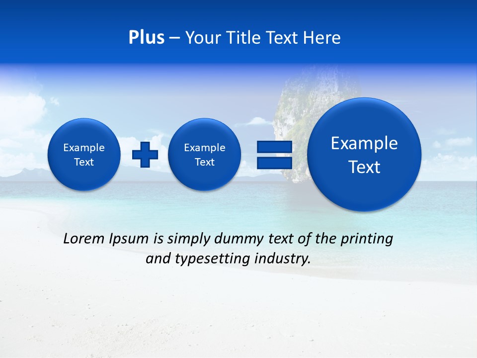 Aonang Blue Wave PowerPoint Template