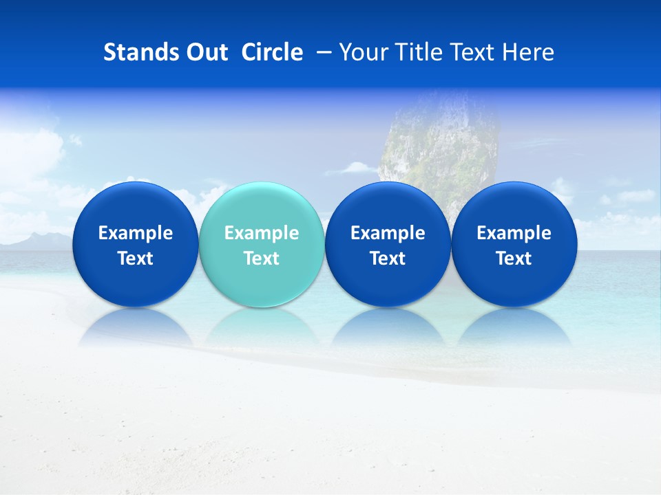 Aonang Blue Wave PowerPoint Template