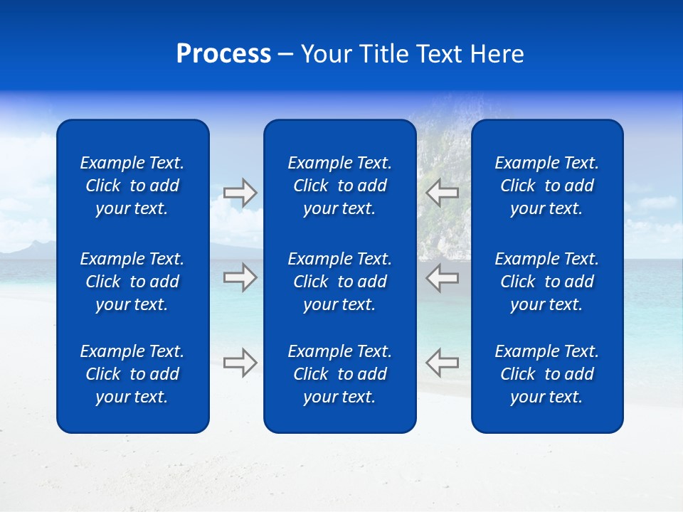 Aonang Blue Wave PowerPoint Template