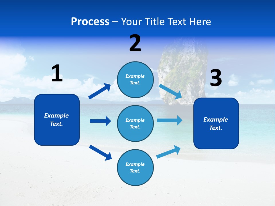 Aonang Blue Wave PowerPoint Template