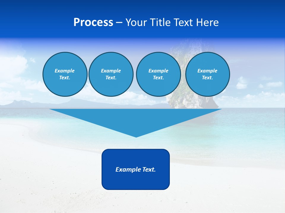 Aonang Blue Wave PowerPoint Template