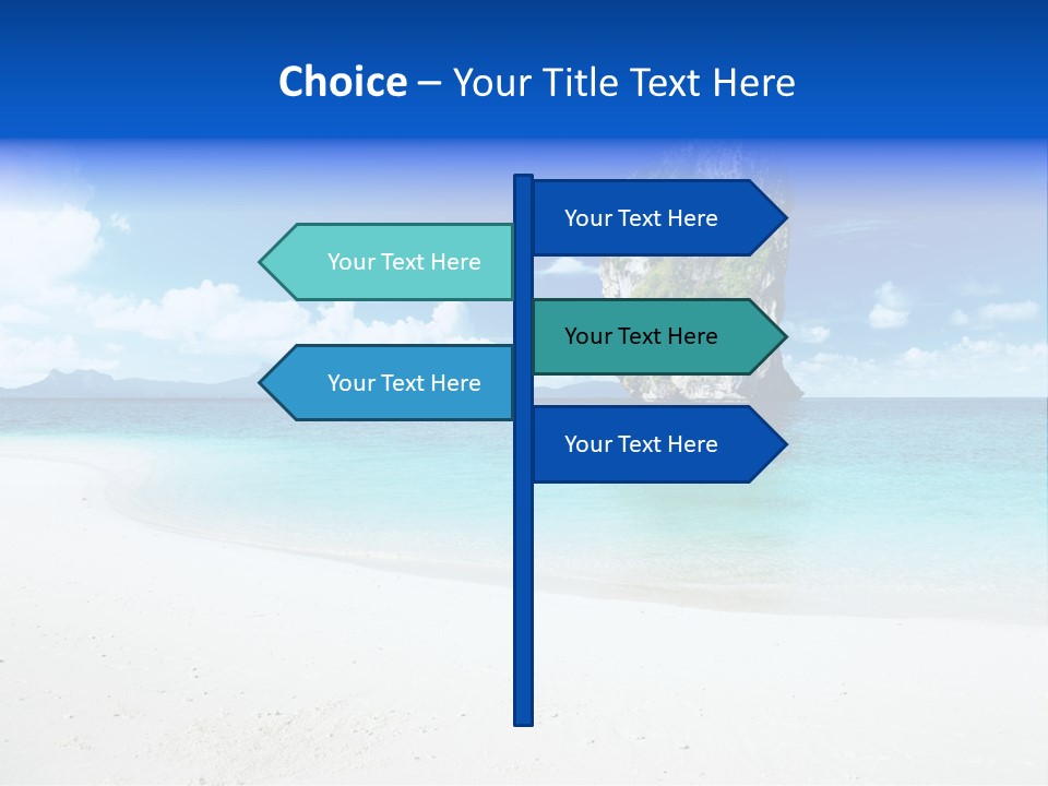 Aonang Blue Wave PowerPoint Template
