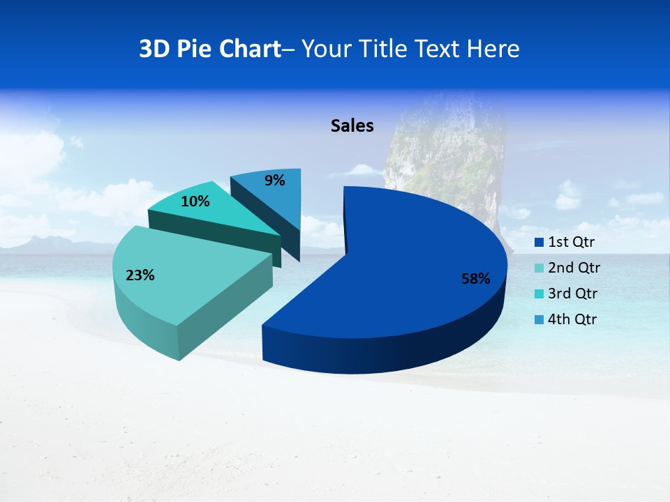 Aonang Blue Wave PowerPoint Template