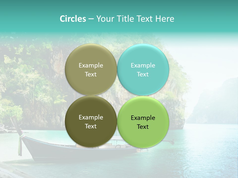 Tourism Asian Sand PowerPoint Template