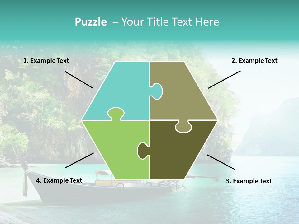 Tourism Asian Sand PowerPoint Template