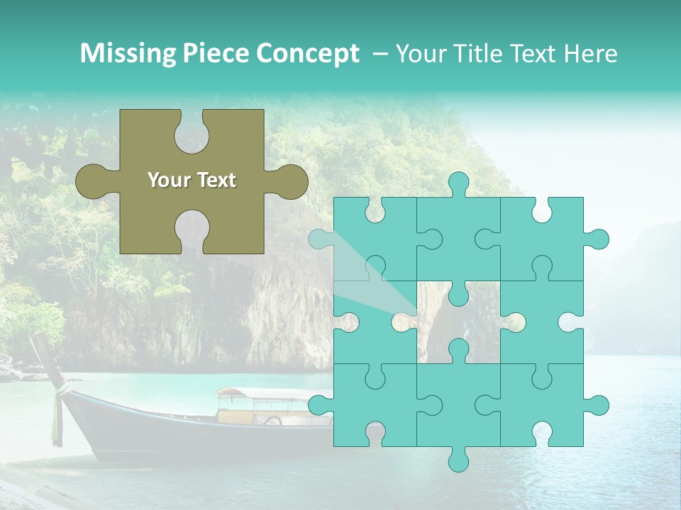 Tourism Asian Sand PowerPoint Template