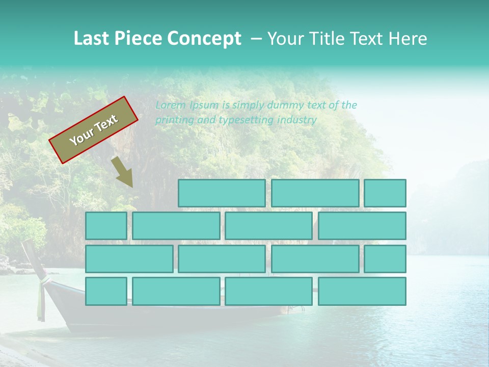 Tourism Asian Sand PowerPoint Template