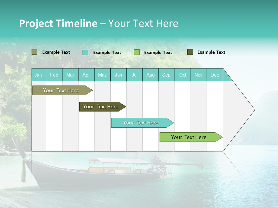 Tourism Asian Sand PowerPoint Template