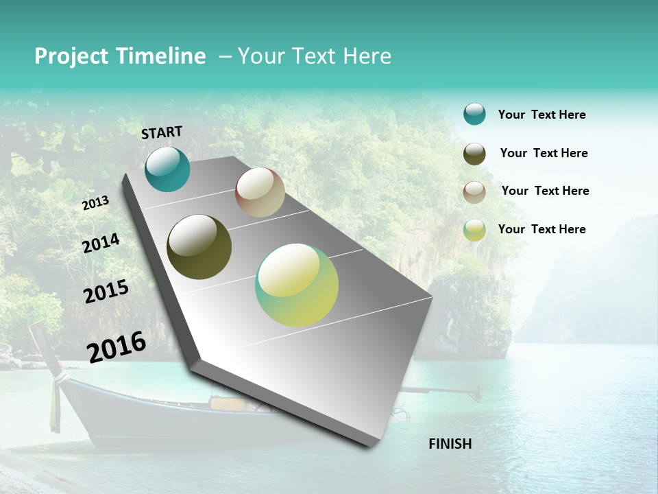 Tourism Asian Sand PowerPoint Template
