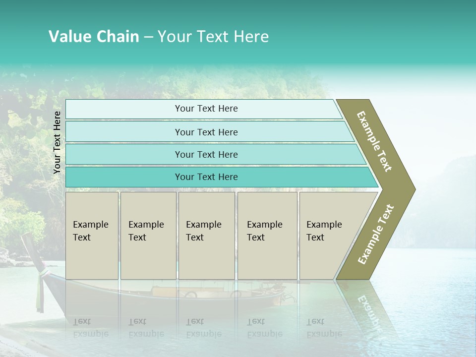 Tourism Asian Sand PowerPoint Template