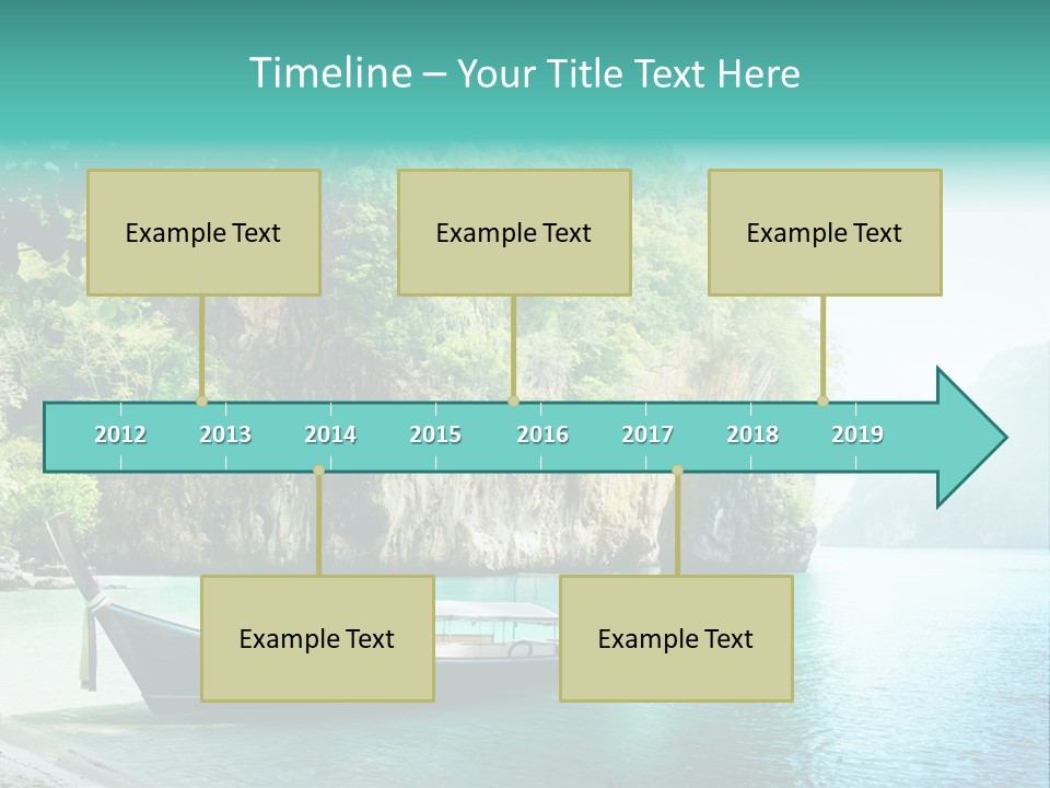 Tourism Asian Sand PowerPoint Template