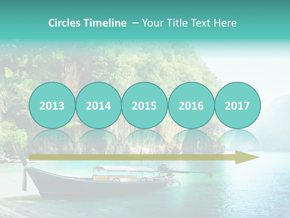 Tourism Asian Sand PowerPoint Template