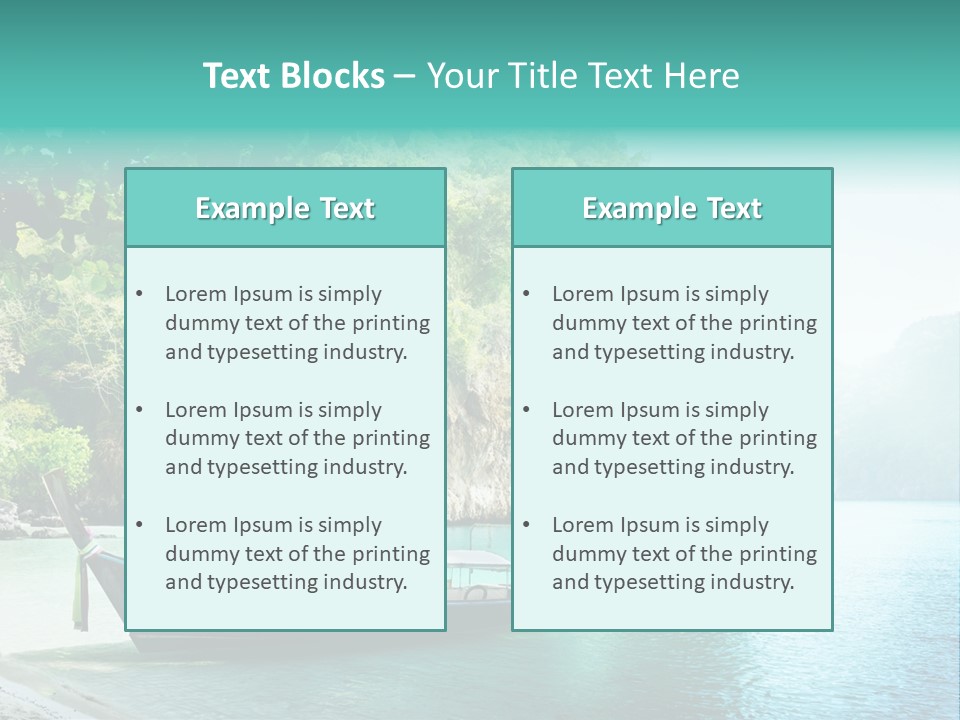 Tourism Asian Sand PowerPoint Template