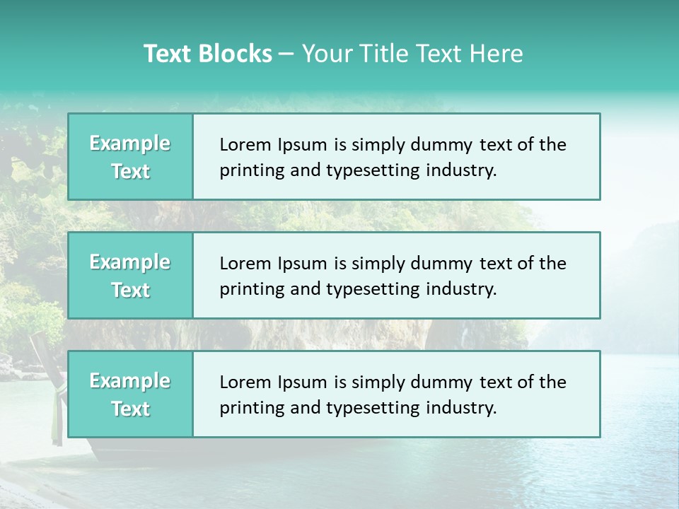 Tourism Asian Sand PowerPoint Template